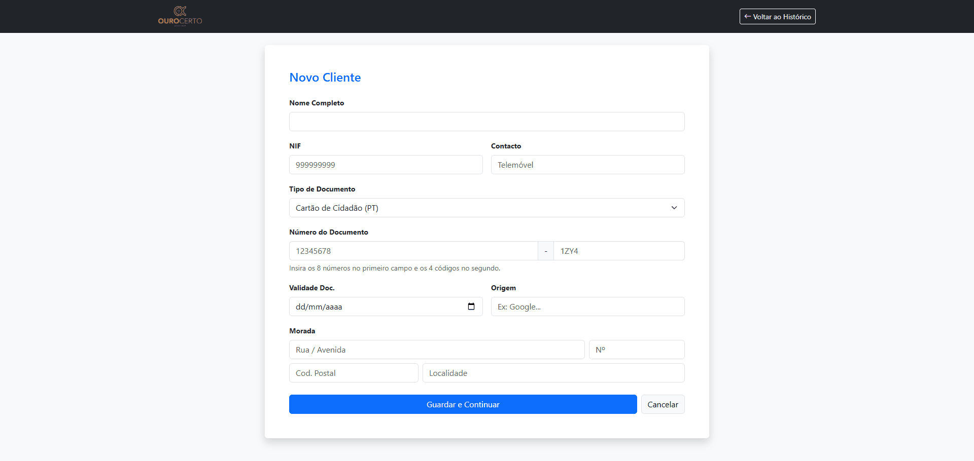 Ouro Certo - Gestão de Compra Offline - Mídia 3