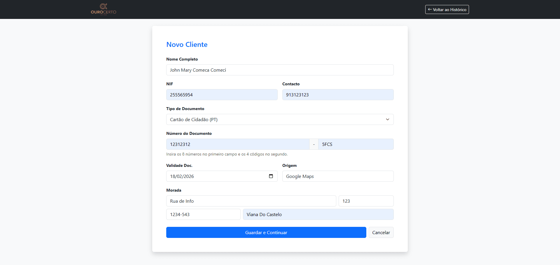 Ouro Certo - Gestão de Compra Offline - Mídia 4